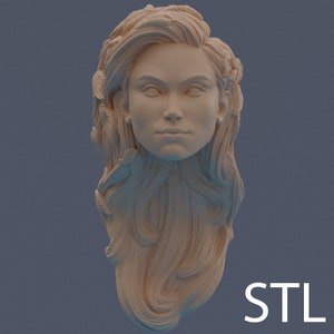 1/12 custom head sculpt | 3D modeled .STL