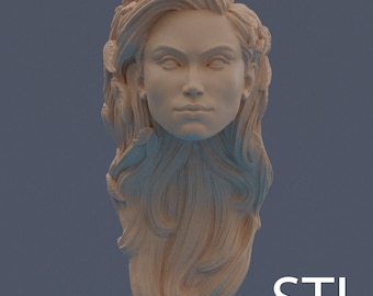 1/12 custom head sculpt | 3D modeled .STL
