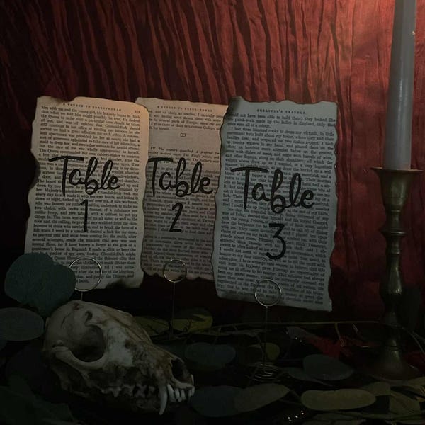 Wedding Table Numbers | Wedding Centerpieces | Handmade | Customizable
