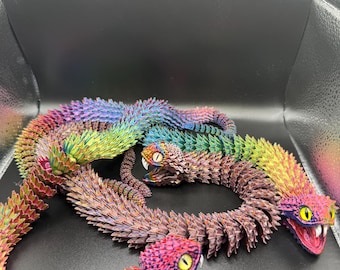 Articulated Bush Viper - Snake - Desk Toy