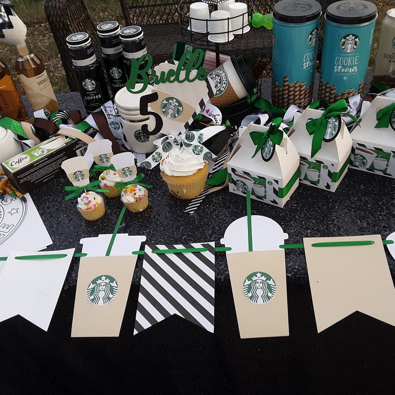 Starbucks Birthday Party - Etsy