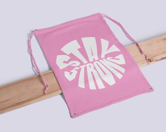 Borsa con coulisse / Borsa con coulisse fitness da donna / Borsa da palestra per lavori duri