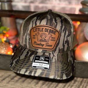 Little Debbie hunting club Leather Patch Hat