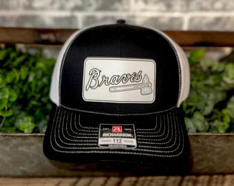 Gorra de los Bravos de Atlanta / Gorra de camionero Richardson / Gorra para el día del partido