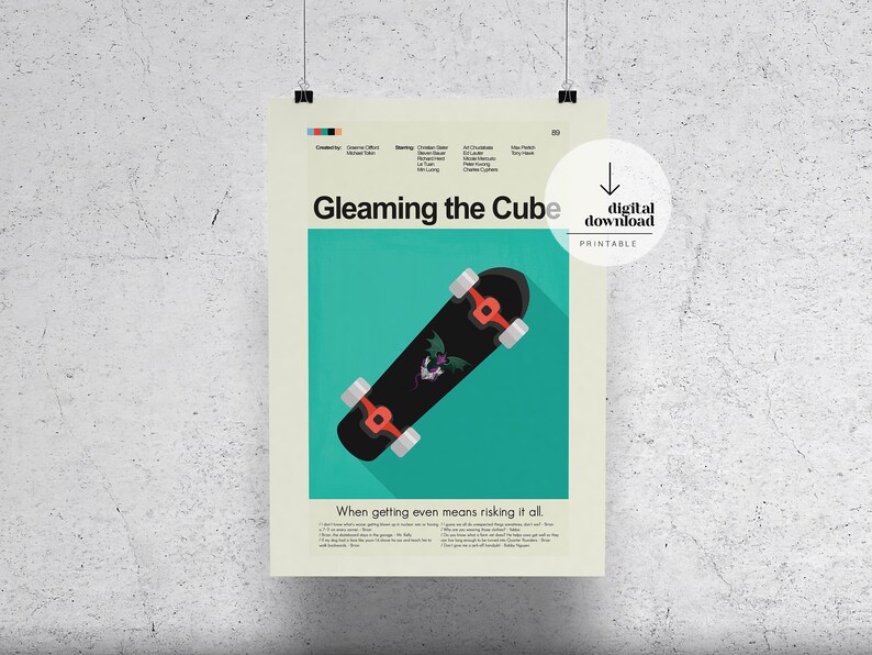 Gleaming the Cube | DIGITAL DOWNLOAD - Etsy