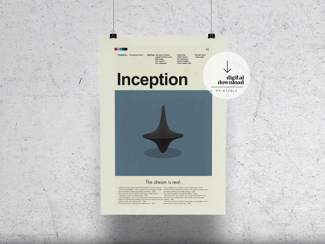 Inception Page Design Inception | DIGITAL DOWNLOAD - Etsy