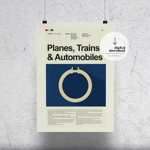 Planes, Trains and Automobiles | DIGITAL DOWNLOAD