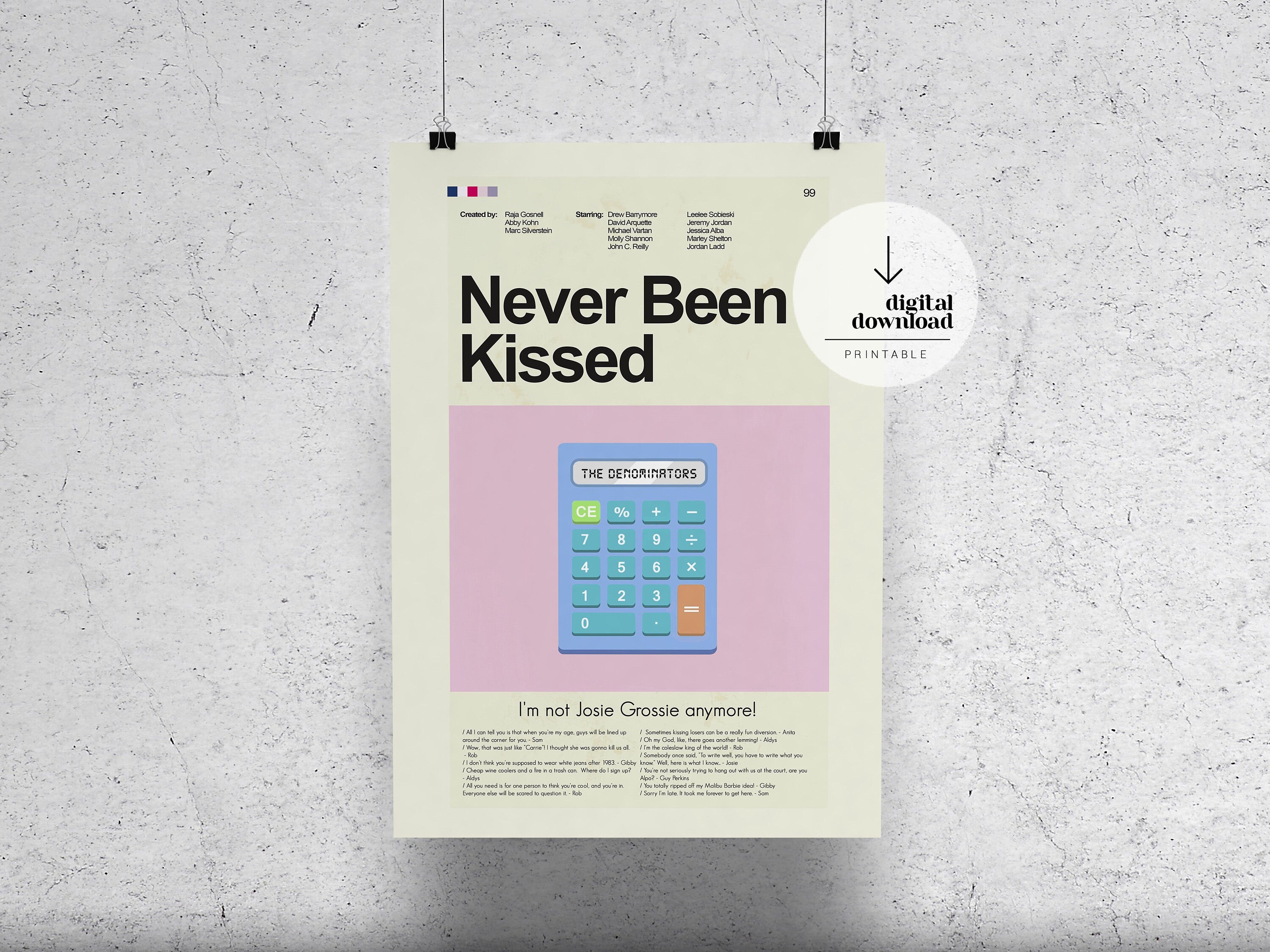 Never Been Kissed | DIGITAL DOWNLOAD