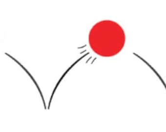 3 Borde de rebote de bolas / Marco SVG y PNG Descarga digital
