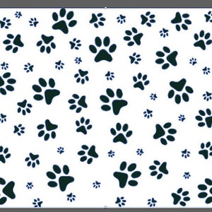 Paw Print Tumbler Wrap SVG PNG Instant Download - Perfect for Dog Lovers