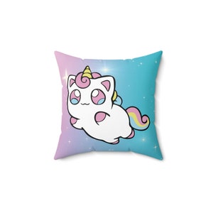 Aphmau Meemeow Unicorn Cat -14x14 Pillow