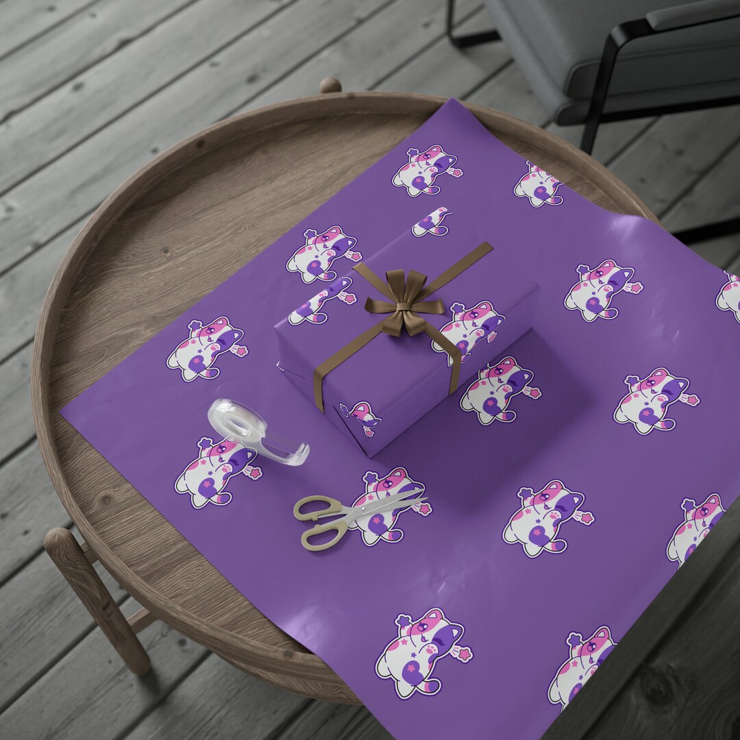 Aphmau Meemeow Purple Wrapping Papers Etsy