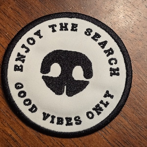 Enjoy the Search Nosework Scentwork Embroidered patches