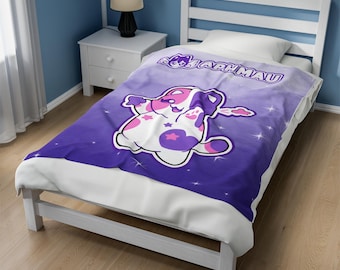 Manta de felpa de terciopelo Aphmau MeeMeow