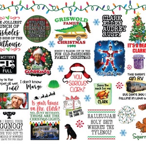 Christmas Vacation PNG, PDF and AI file for Sublimation Tumblers Wrap