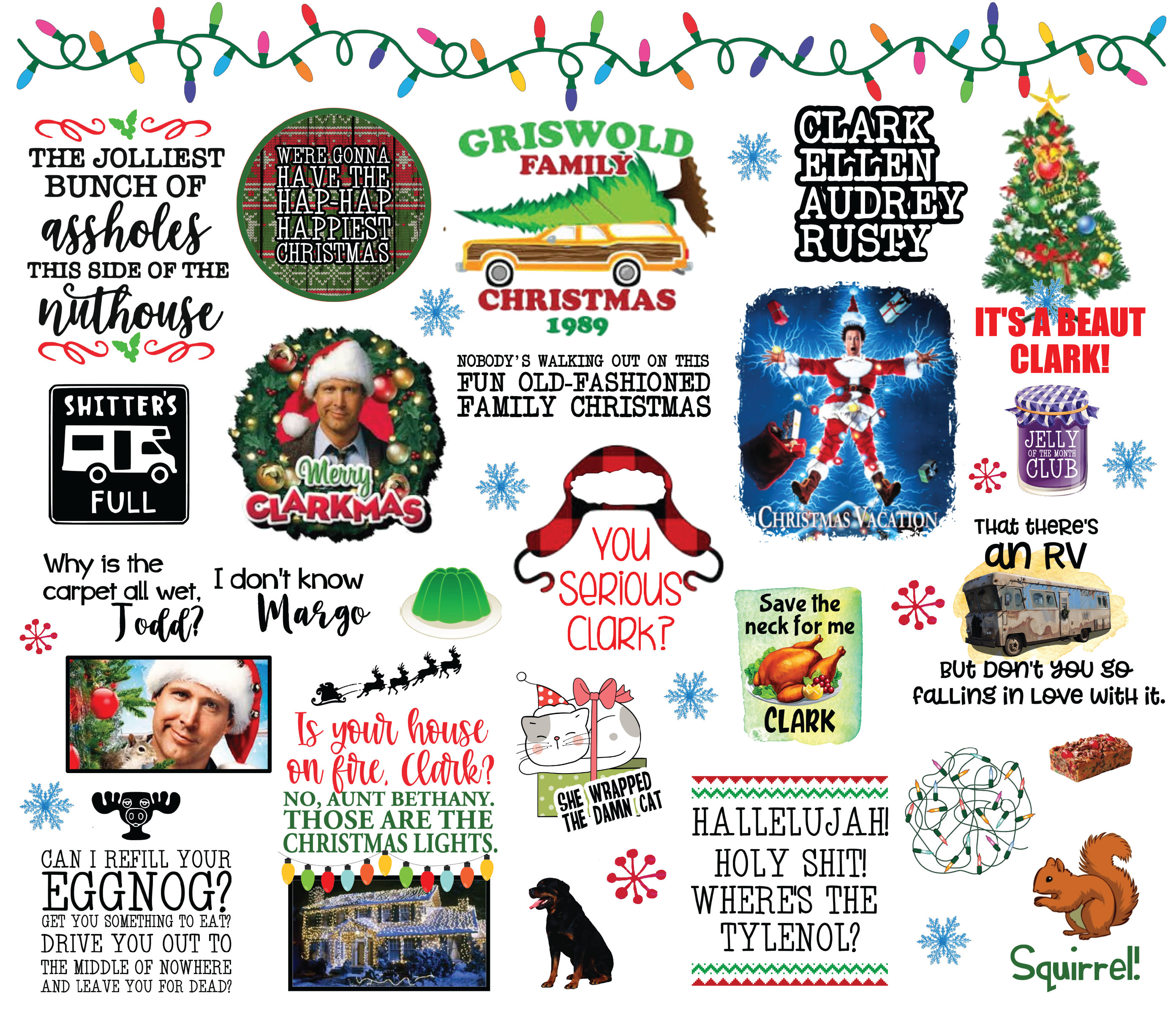 Christmas Vacation PNG and AI File for Sublimation Tumblers Etsy Canada