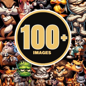 Grumpy Coffee Animal PNG Bundle, 100 Sarcastic Sublimation Designs, Commercial Use Clipart Pack