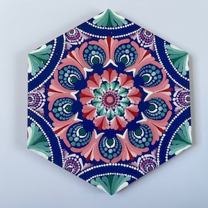 Dot Art MDF Board-Hexa Vorm 23 Cm voor Gift Dotting tools Verjaardag Verjaardag Verjaardag Gift Items Art Craft Handgemaakte Artwork Kerstcadeaus