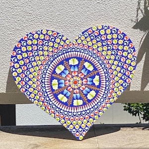Dot Art Mdf Board-Heart 30 Cm voor Gift Dotting tools Verjaardag Verjaardag Gift Items Art Craft Handgemaakt Kunstwerk Kerstcadeaus