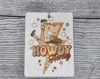 Howdy Honey Freshie/ auto accessoire/cactus/valentines/Valentijnsdag/punchy/western/Valentijnsdagcadeau/cadeaus voor haar/