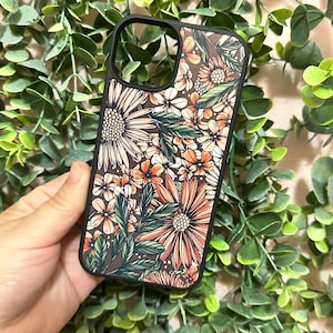 花柄 iPhone ケース/iPhone/カントリー/ギフト/携帯アクセサリー/花/ウエスタン/iPhone 15