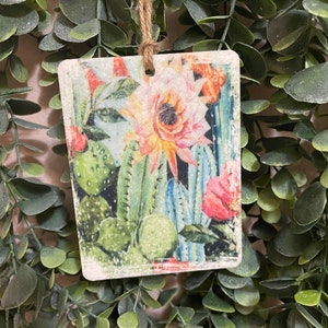 Cactus Car Freshie/ car accessory/ colorful cactus/ western/gifts for her