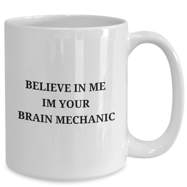 Cadeau pour neurochirurgien, tasse de mécanicien cérébral, cadeau pour chirurgien du cerveau, cadeau pour neuro, école de médecine diplômée, cadeau de chirurgien du cerveau, tasse sur le thème du cerveau