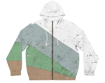 Abstrakte Herrenjacke mit grafischem Stil | Freundliches Geschenk für ihn | Moderne Jacke für Männer