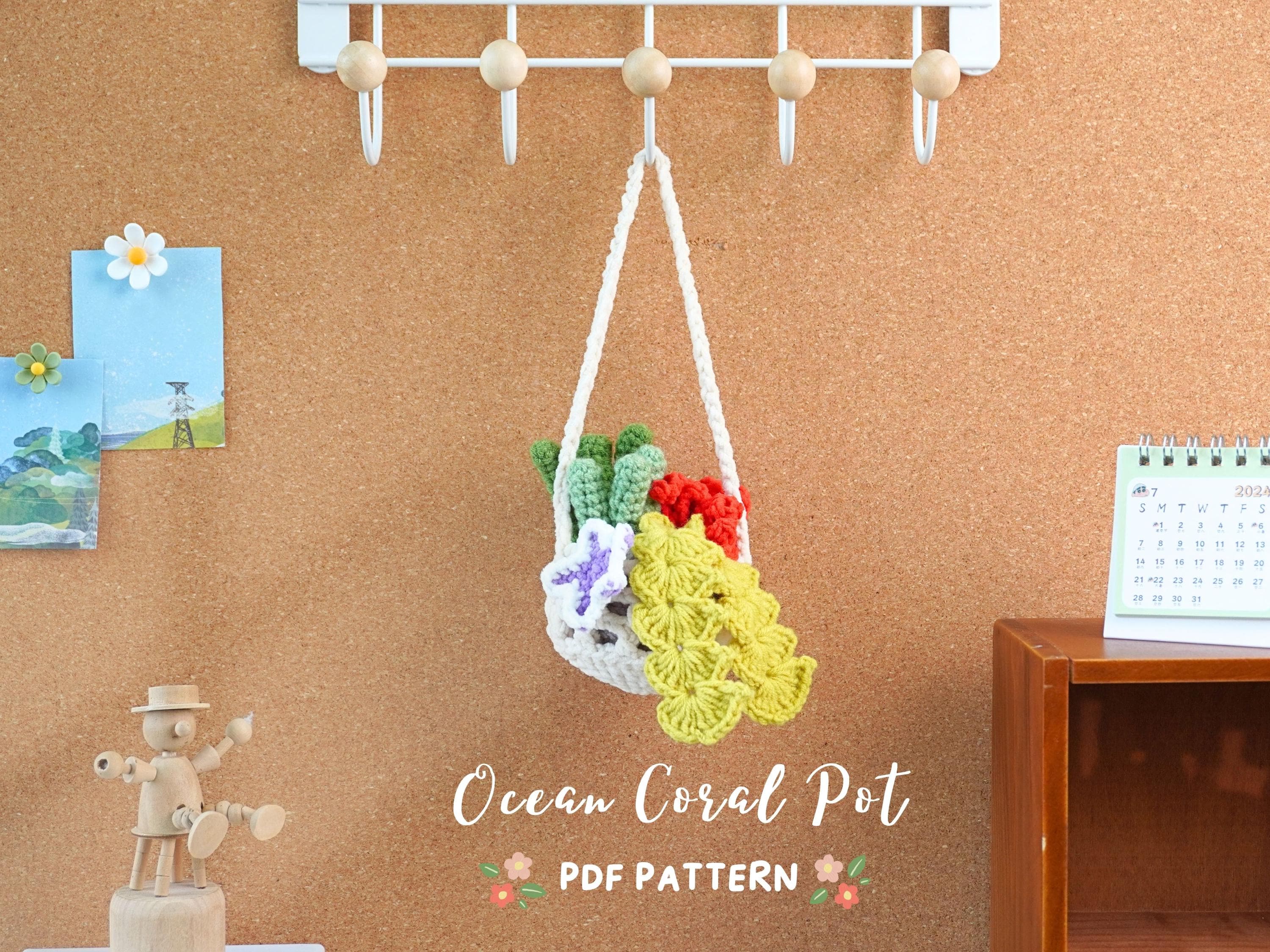 30 Crochet Car Patterns to Stitch Fun Vehicles, Classic Cars, and Cute Amigurumi Designs 19 Ocean Coral Car Hanging Pattern