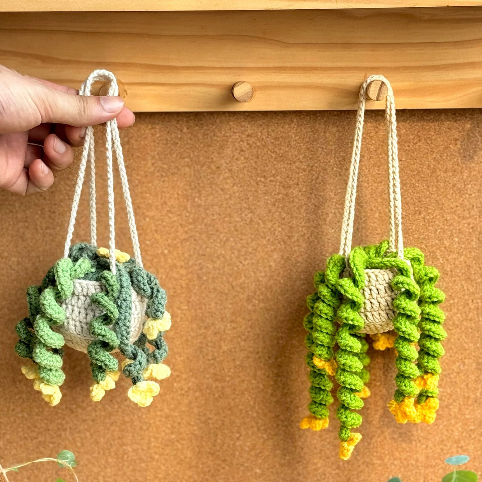 Drooping Flower Basket Crochet Pattern, Plant Crochet Pattern, Flower ...