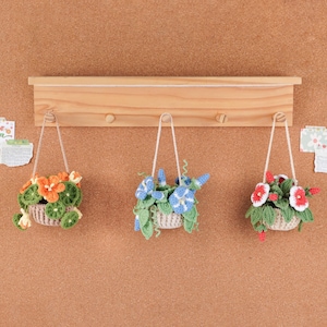 Blooming Baskets Crochet Patterns Bundle, Nasturtium Basket Pattern, Morning Glory Basket Pattern, Petunia Basket Pattern, PDF Pattern image 2