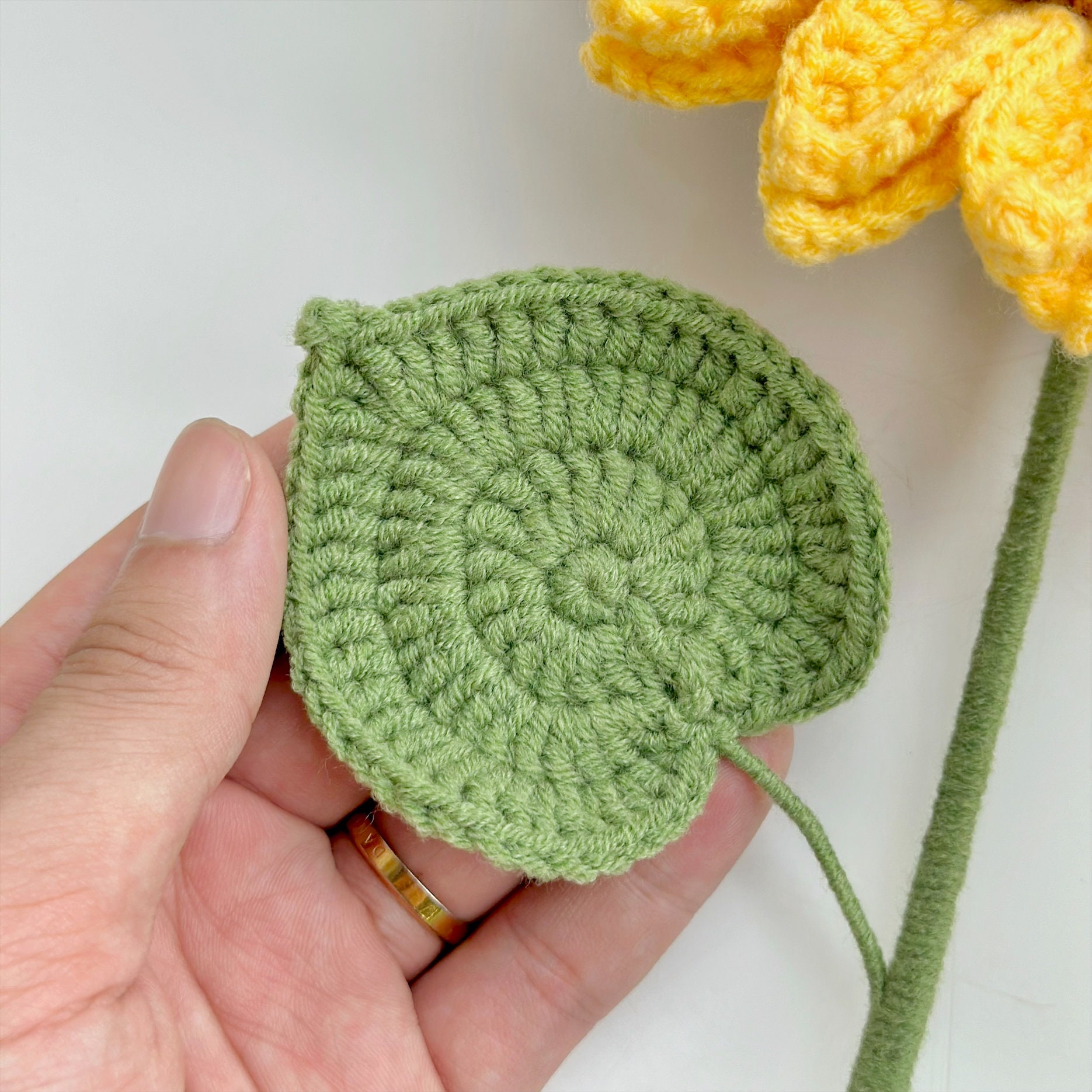 Sunflower Crochet Pattern, Crochet Flower Bouquet Pattern, Crochet Flower Pattern, Wedding Flower