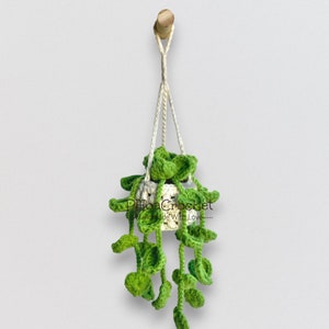 Plant Crochet Pattern Car Hanging Plant Crochet (Download Now) Etsy