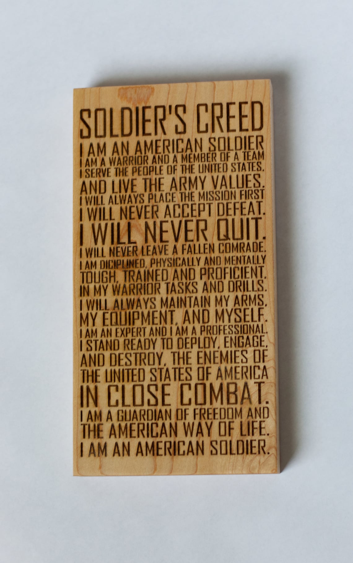 Soldier's Creed US Army SVG Only Digital Download - Etsy