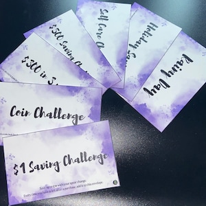 Saving Challenge Starter Kit A6 Binder