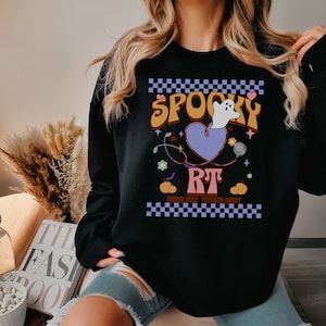 Spooky Halloween X-Ray Tech Sweatshirt, Radiology Shirt, Gift for Rad Tech, Radiologist Sweater, Radiologic Tech Gift, Rad Tech Crewneck