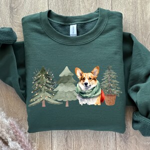 Corgi Christmas Sweatshirt, Corgi Birthday Gift Idea for Corgi Mama Men Corgi Lovers, Royal Corgi Club, Corgi Christmas Sweater Gifts