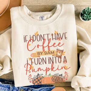 Halloween Fall Coffee Pumpkin Sweatshirt, Pumpkin Spice Latte Crewneck, Coffeesweatshirt, Mama Coffee Date Gifted Coffee Sweatshirte,