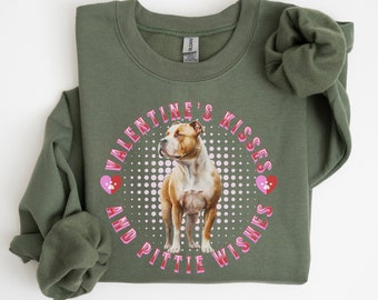 Pit Bull Sweatshirt for Pittie Owner Bully Sweater APBT Lovers Gift for Dog Lover Pitty Mama Pullover Present Valentines Gift Idea Dog Dad