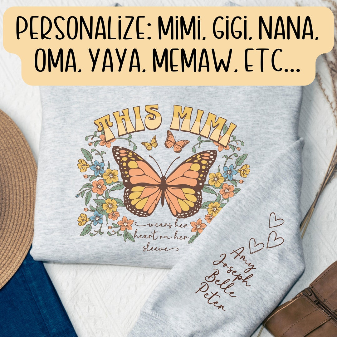 Personalized Love Grandma Life AOP Sweater - Up to 10 Names - Mother's Day Gift Idea for Mom/Grandma
