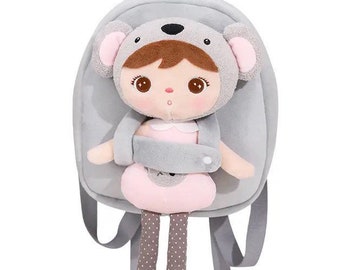 Little doll backpack/ backtoschool / daycare/ travel/ 3D back pack / kindergarten / summer