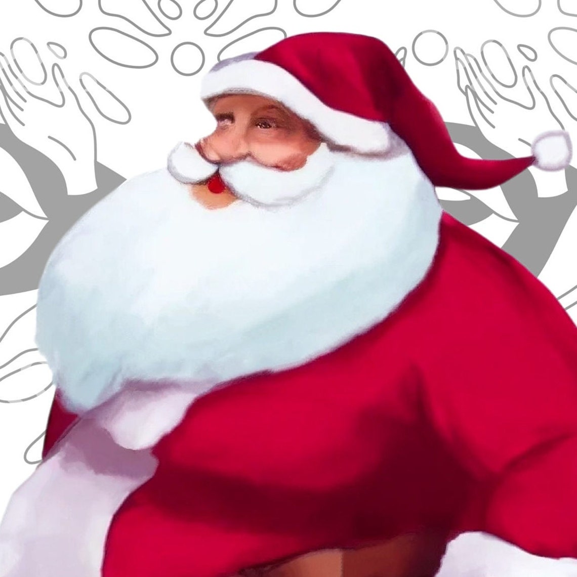 Digital Download Santa Slay Print at Home Printable Instant Downloadable JPG PNG - Etsy