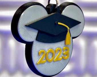 Mouse Ear Graduation Keychain