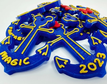 Mouse Ear Anchor Keychain