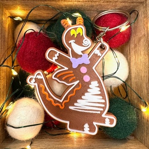 Gingerbread Figment Keychain