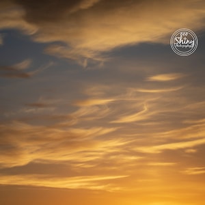 Clouds Painted With The Light of Sunrise ~ Nature Photography Print ~ Fine Art Decor ~ Colorado