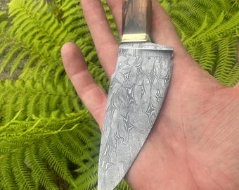 Hand Forged 4” Damascus EDC knife