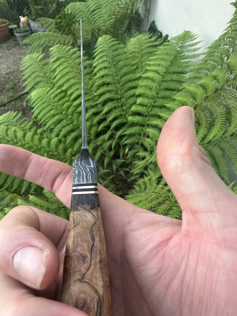 Damascus Serving/brisket Knife Etsy