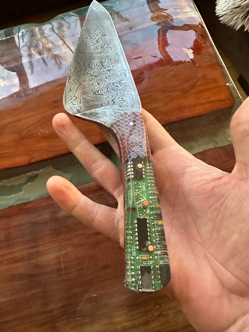 Handle Scales for Knife Making circuit Board/resin Etsy