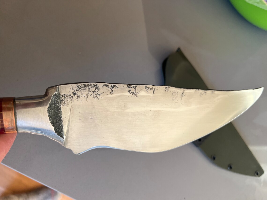 Hand Rustic Camp Knife Etsy